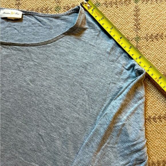 Meadow Rue gray and mauve long sleeve tunic top NWOT XS - Picture 5 of 12